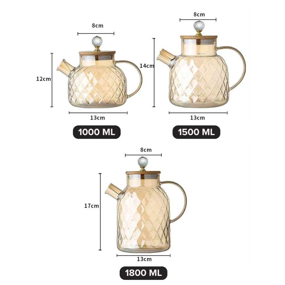 Théière "Prestige" avec bec filtrant