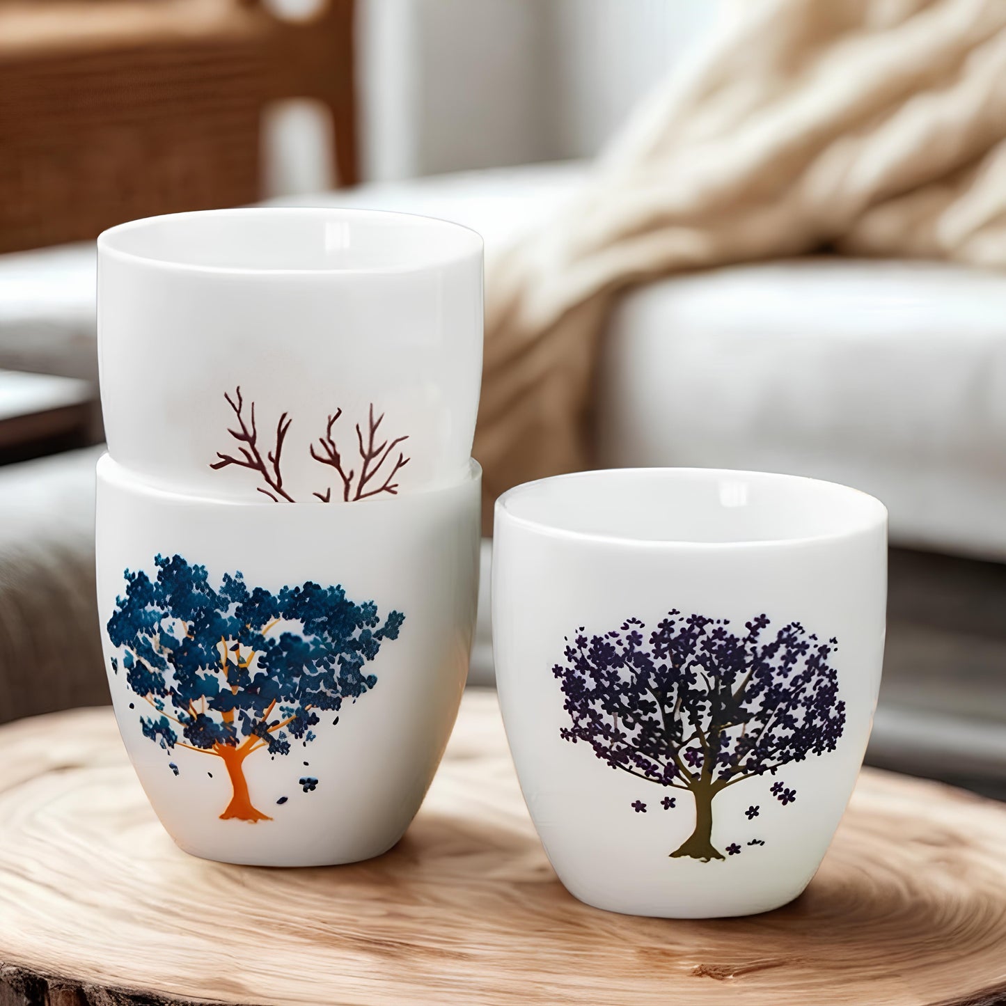 Tasses à thé thermostatiques
