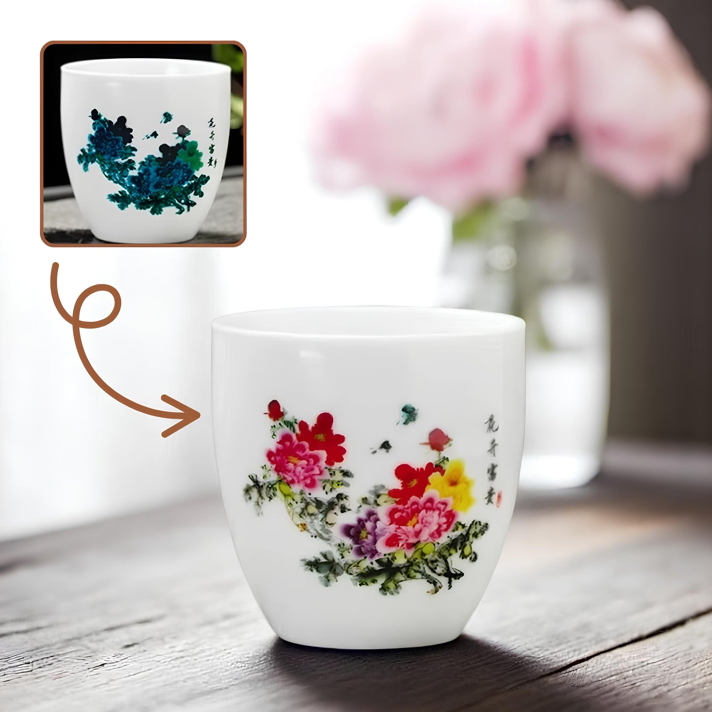Tasses à thé thermostatiques