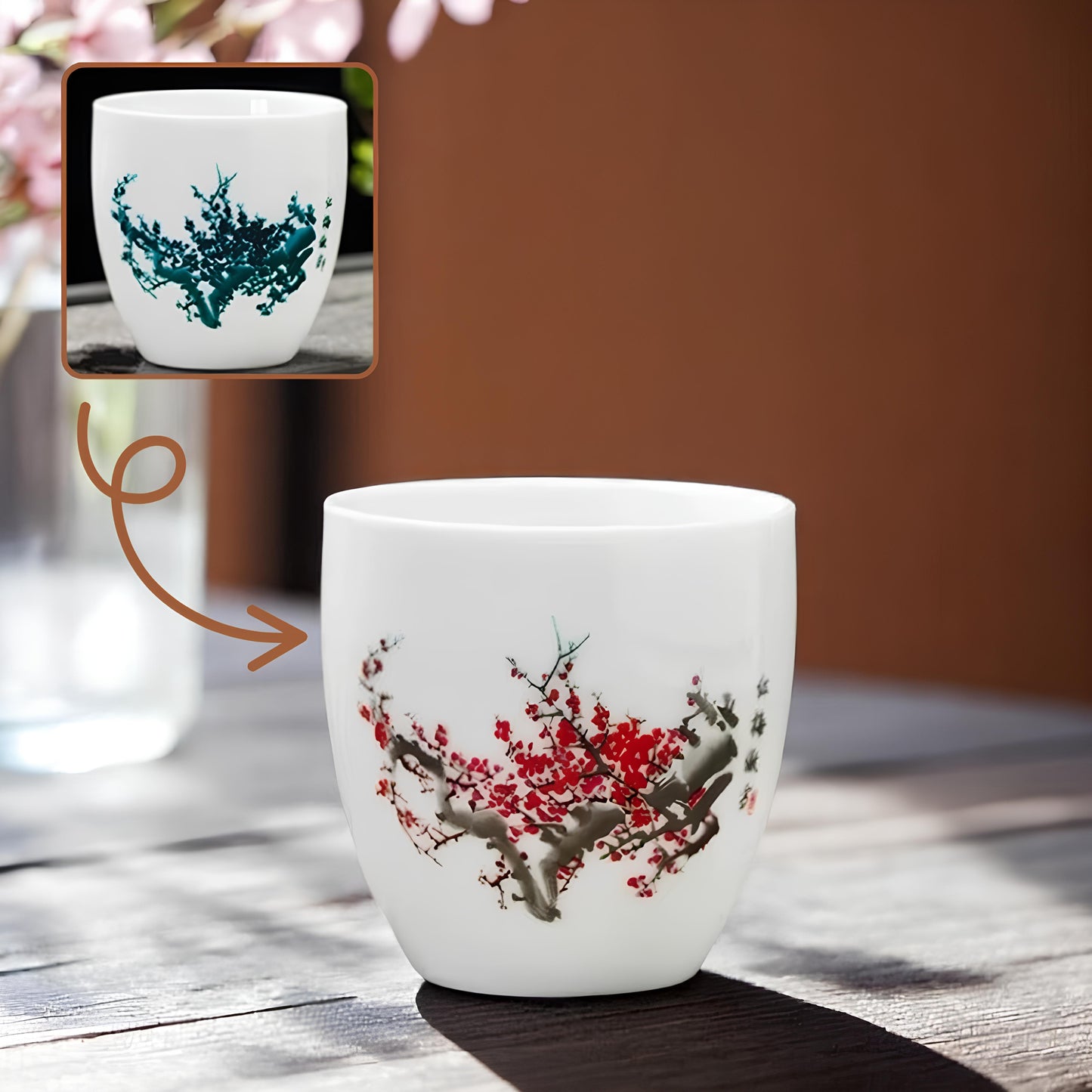 Tasses à thé thermostatiques