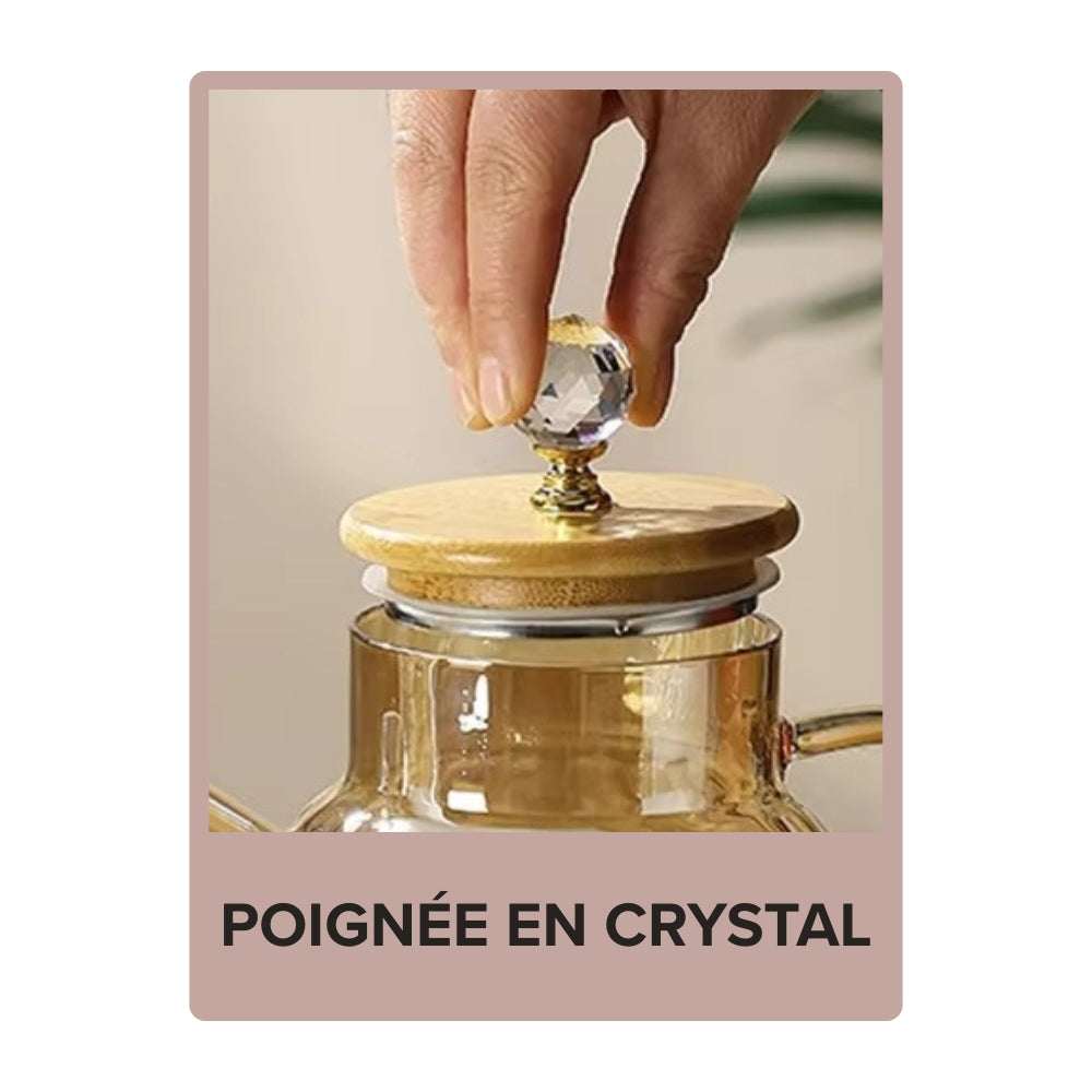 Théière "Prestige" avec bec filtrant