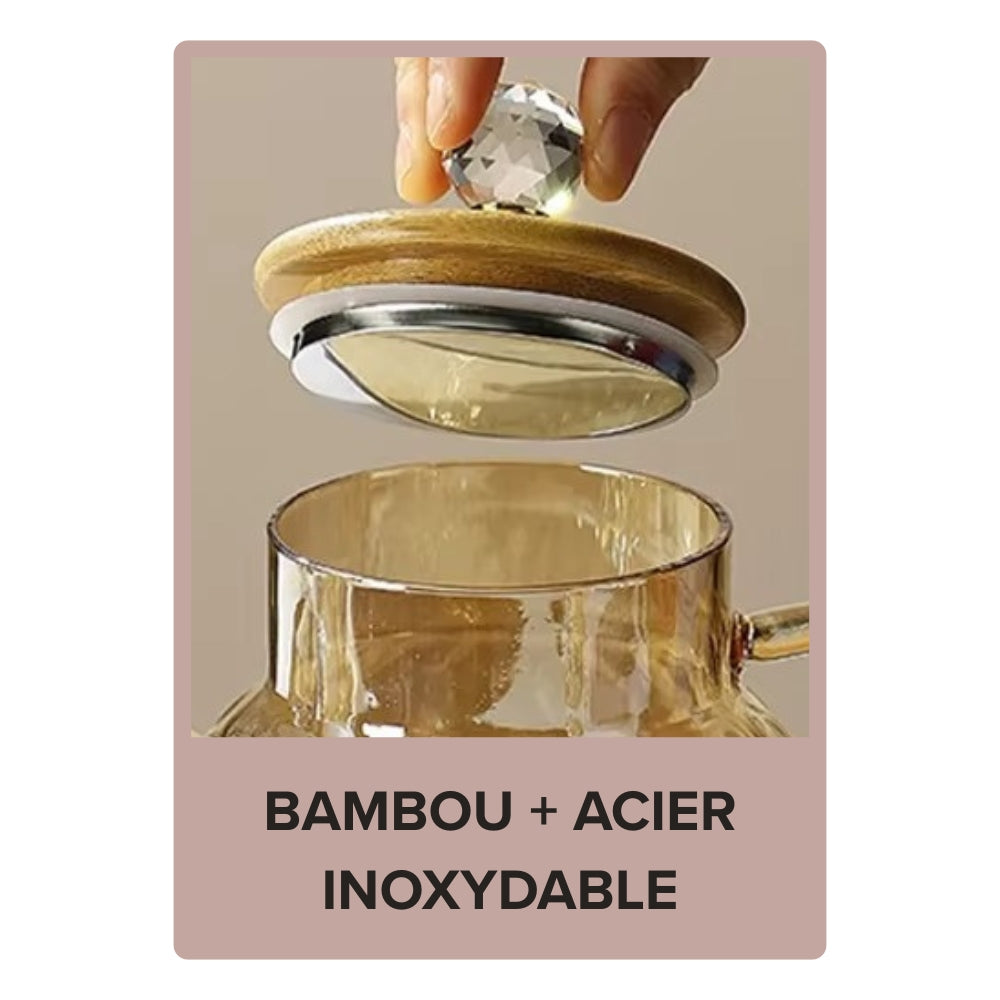 Théière "Prestige" avec bec filtrant