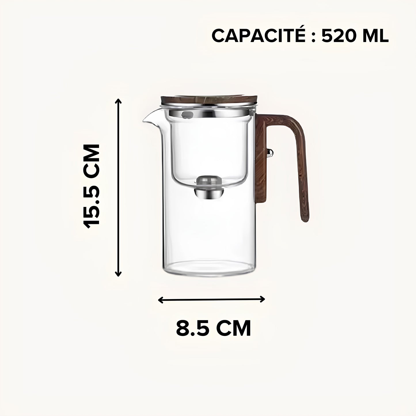 Théière magnétique "Nova"